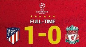 Final result: 1-0 to Atletico Madrid